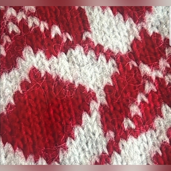 NEW! Free People Red and White Scarf - Picture 11 of 14